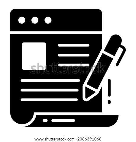 content writing Copyright law, intellectual property icon