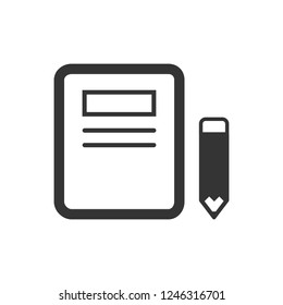 Content writing icon