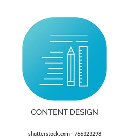content writing icon