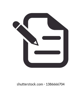 Content writing Icon, Business document report