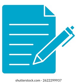 Content writing icon, Crafting Words That Convert, Powerful Content, Real Results, vector