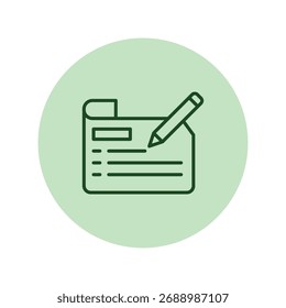 Content Writing pentaglow , vetor, pixel perfect, arquivo ilustrador 