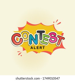 Contest Alert Pop Up Template 