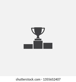 contest Glyph icon. Simple sign illustration. contest symbol design. Can be used for web, print and mobile