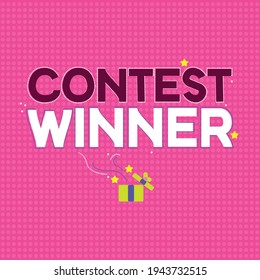 Contest Winner Template For Social Media