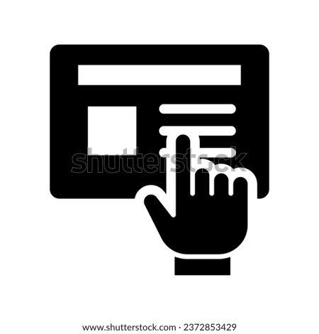 context glyph icon illustration vector graphic. Simple element illustration vector graphic, suitable for app, websites, and presentations isolated on white background