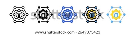 Context Icon Collection With Multiple Styles