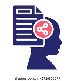 Icono de contexto Color Relleno Estilo Ilustración vectorial