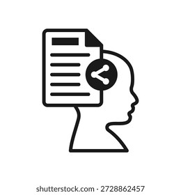 Ícone de contexto Ilustração de vetor de estilo misto