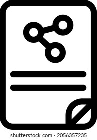 Context Outline Vector Icon Design 
