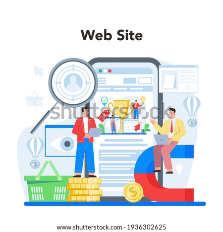 Contextual advertsing online service or platform. Marketing campaign