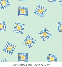 contextual inquiry ux ui design vector seamless pattern contextual inquiry ux ui design sign illustration