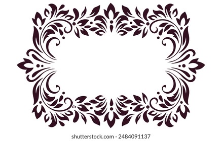 Continental exquisite color red frame, color trendy color decorative border design
