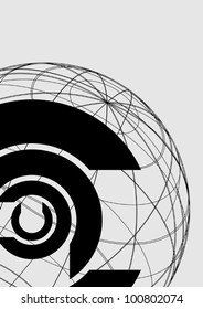 Continental symbol background