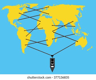 49 Tied rope earth planet Images, Stock Photos & Vectors | Shutterstock