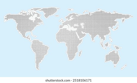 Continents of the world background