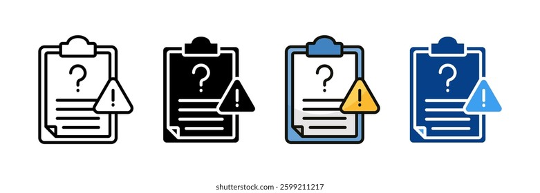Contingency Plan Icon Set Multiple Style Collection