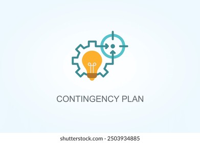 Contingency Plan Vector Or Logo Sign Symbol Illustration