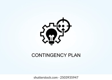 Contingency Plan Vector Or Logo Sign Symbol Illustration