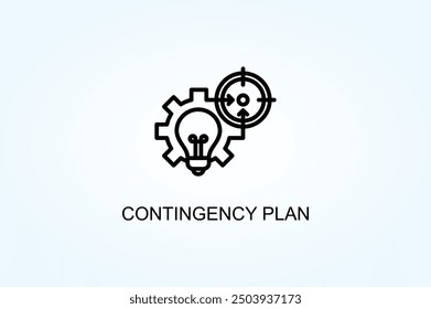 Contingency Plan Vector Or Logo Sign Symbol Illustration