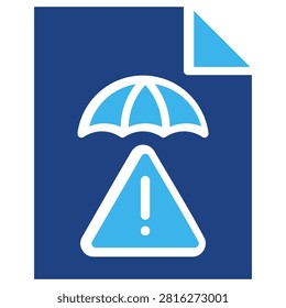Contingency Planning Icon Element For Design