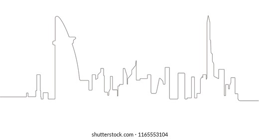 161 Dubai skyline digital art Images, Stock Photos & Vectors | Shutterstock