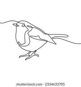 continous single line art bird black line minimalist conceptual