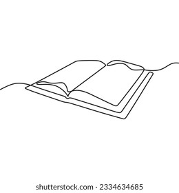 libro de arte de línea única continental línea negra conceptual