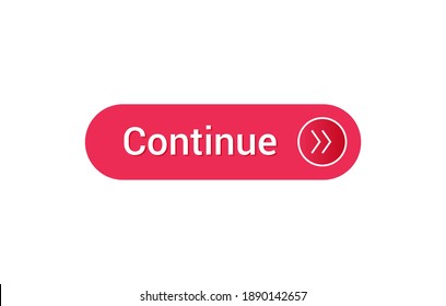 Continue button, Continue icon for web