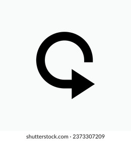 Continue Icon. Serial Symbol. Info Graphic Element. Logo Template - Vector.