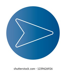 continue icon vector