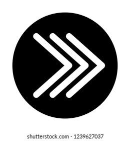 continue icon vector