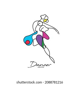 continue the line of dancers. line art of abstract line dancers. sen dancer line illustrations are suitable for use for art galleries, dance studios, art studios, dance studios and others