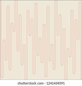 Continues line arc pattern vector. Design spline futuristic red on rose goldbackground. Design print for textile, wallpaper, paper, background. Set 4