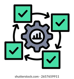 Elemento De Ícone De Continuidade Para Design E Vetor