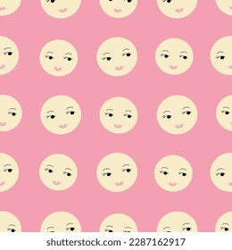 Continuous background, abstract pattern. Simple print for fabric, packaging
