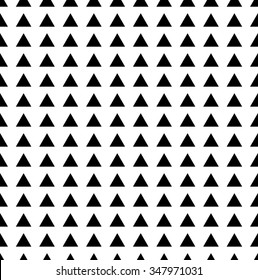 Continuous background pattern with triangle shapes. Vector.