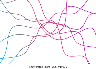 continuous background with smooth color and curved line decoration