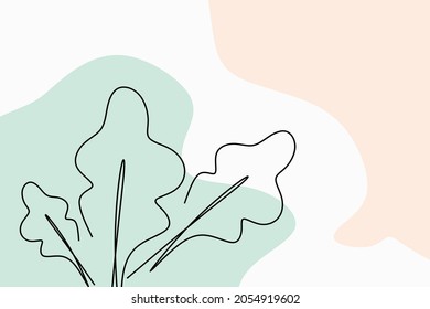 continuous background with smooth color and curved line decoration