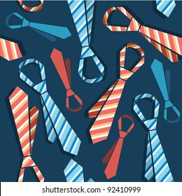 Continuous background with ties