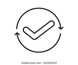 Continuous Convenient Simple Icon Line Art