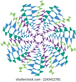 continuous curve lines with radial festive colors suitable for wallpapers, posters and other designs