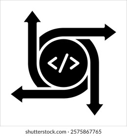 Continuous Delivery Icon Element For Design