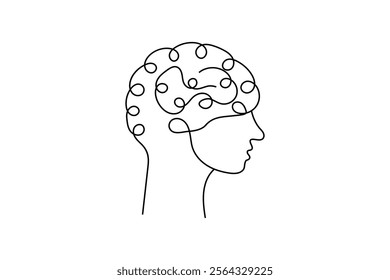 continuous human single line art Hand drawn minimalism style isolated on white background 