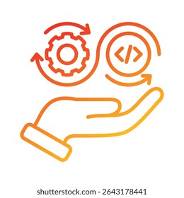 Continuous Icon Element for Design