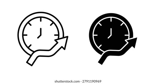 Continuous improvement icon concepts for website projects