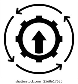 Continuous Improvement Icon Element For Design