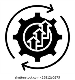 Continuous Improvement Icon Element For Design