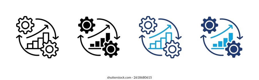 Elemento De Ícone De Melhoramento Contínuo Para Design