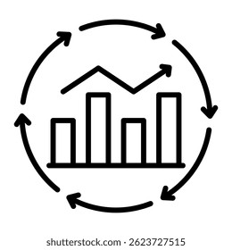 Elemento De Ícone De Melhoramento Contínuo Para Design